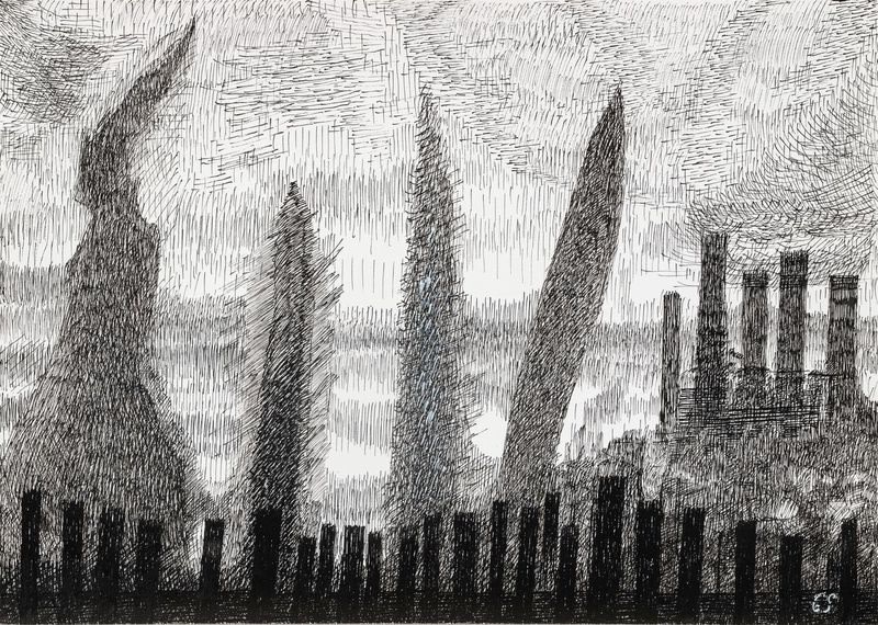 Gustave de Staël, Enclos, 2020 - 2021