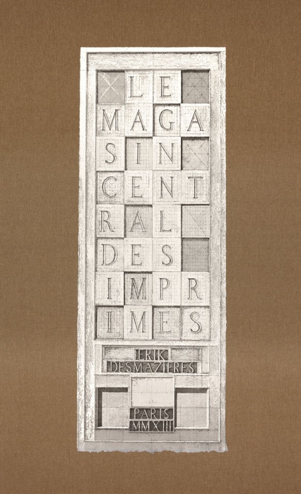 Érik Desmazières, Suite Le Magasin central des imprimés, 2013
