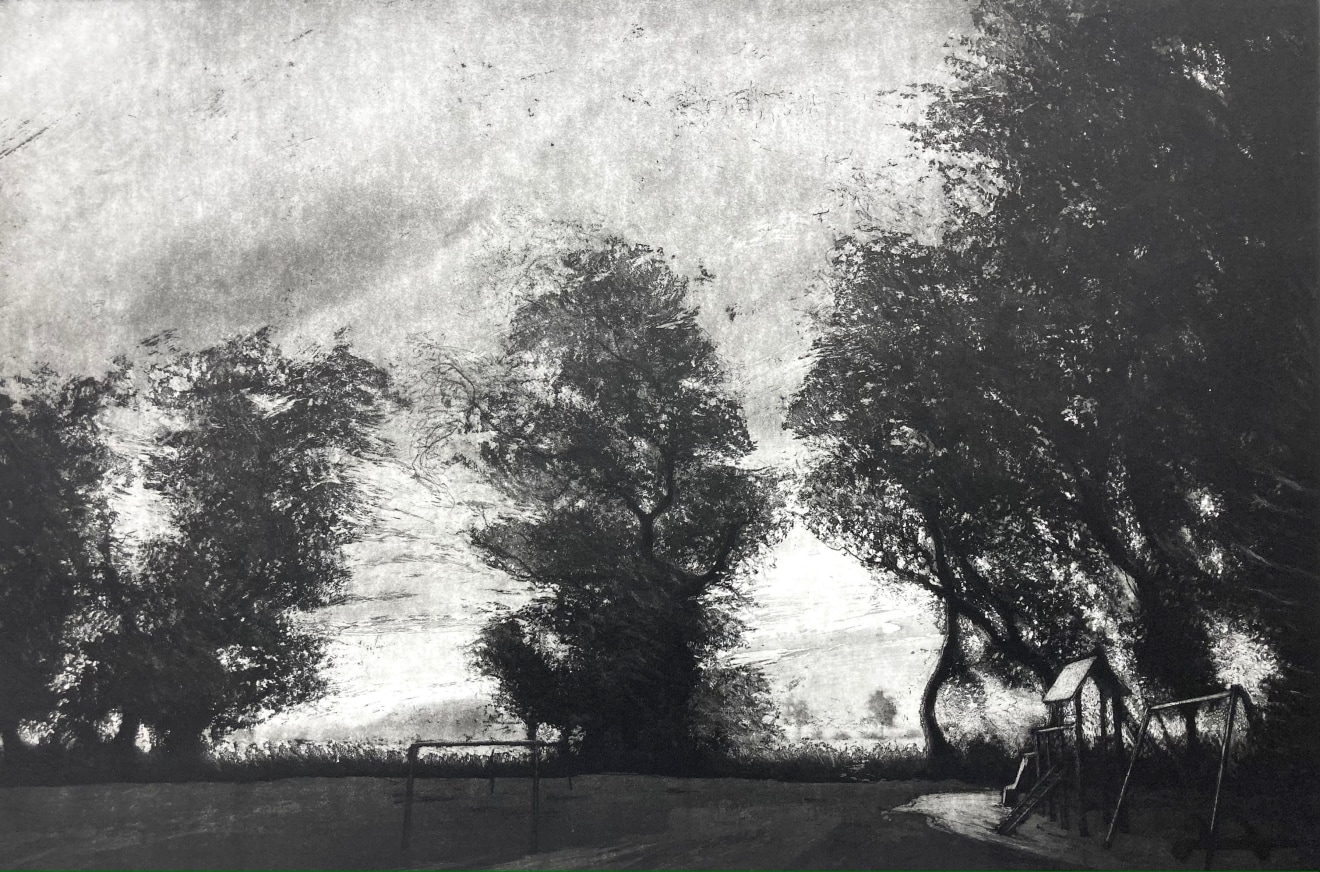 Lucio Mosner, Dämmerung über Hohenossig, 2023