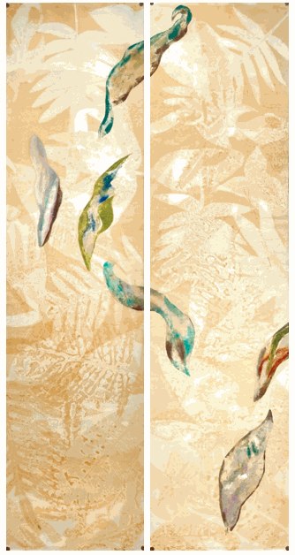 Helena Arellano Mayz, Hojarasca II - 2,3 - Diptyque, 2025