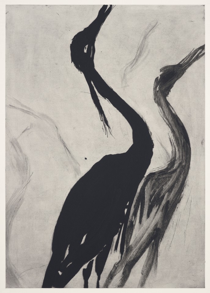 Astrid de La Forest, Deux hérons I, 2009
