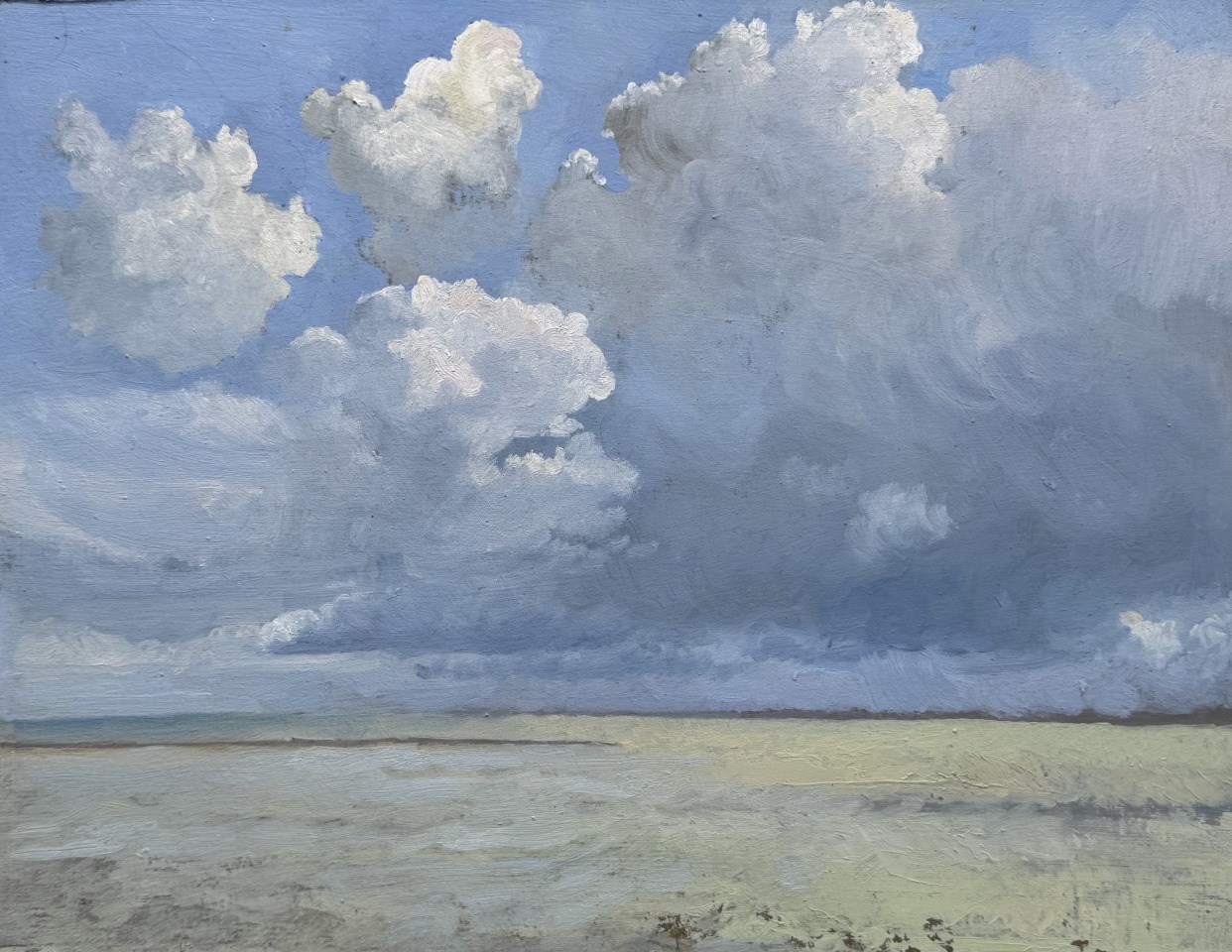 Charles-Élie Delprat, Nuages sur le Cotentin, 2025