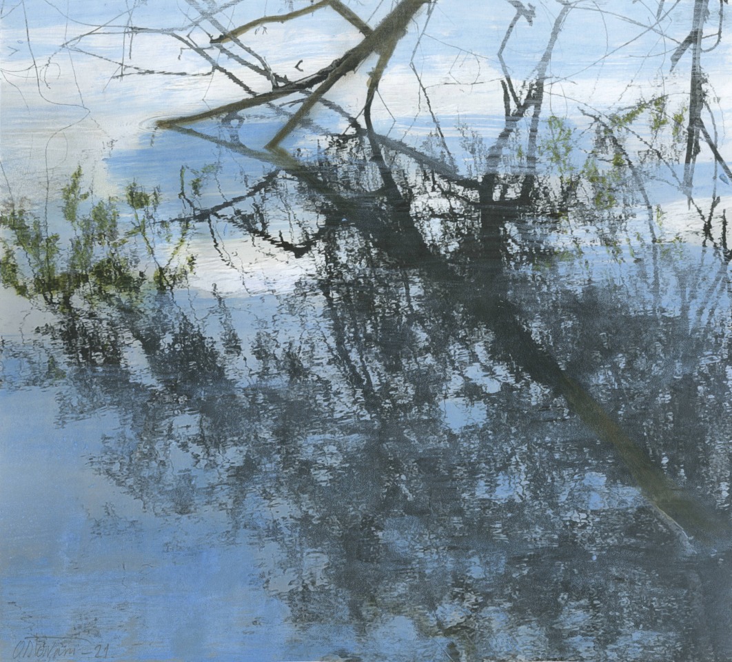 Farhad Ostovani, REFLET DANS L’EAU #19, 2021-2022