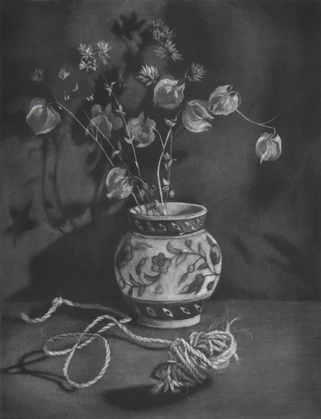Judith Rothchild, Physalis et ficelle, 2019