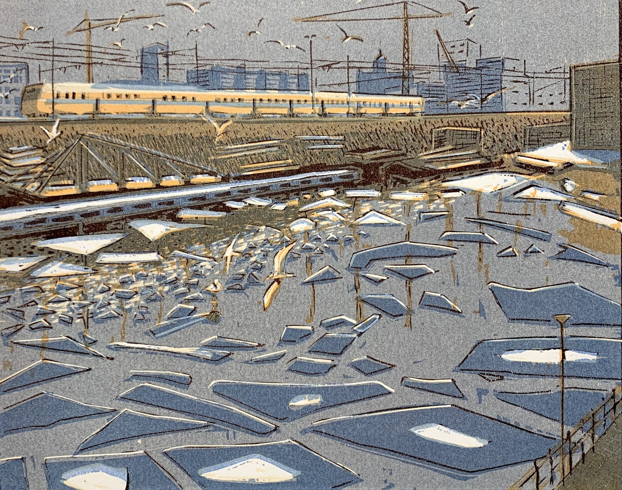 Wendelien Schönfeld, Meeuwen met Javaeiland, 2001