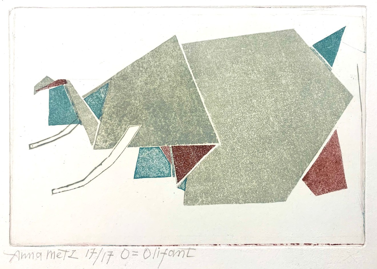 Anna Metz, Série Abécédaire - O comme Olifant ( l'Éléphant)