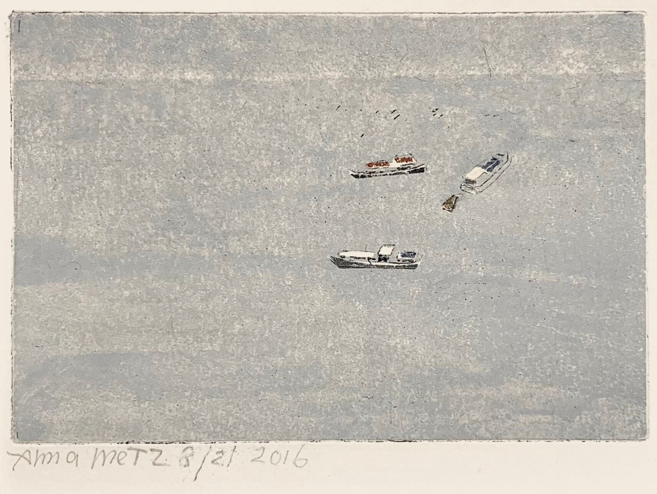 Anna Metz, Drie bootjes (Trois petits bateaux)
