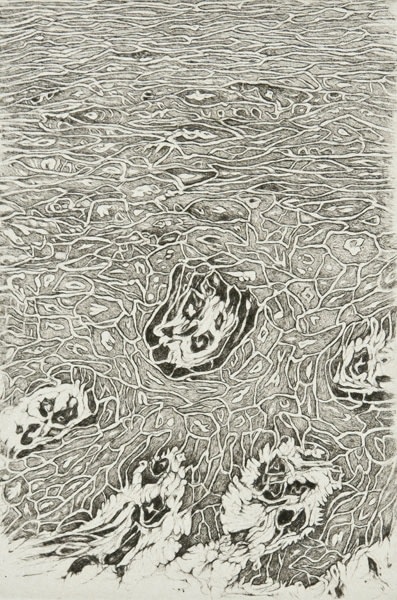 Cécile Reims, L'élan vital - Gravure #4, 2010-2011