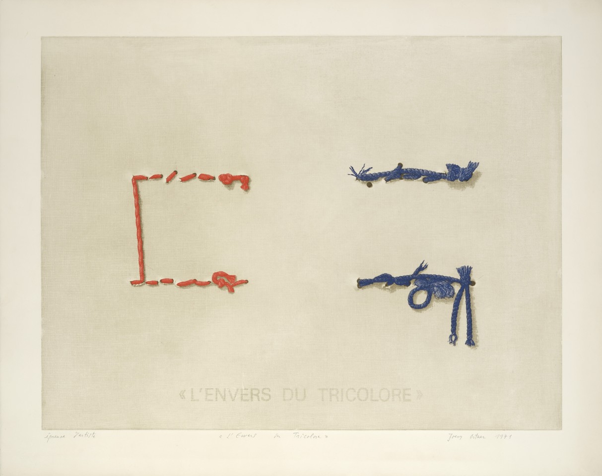 Joerg Ortner, L'Envers du tricolore, 1971