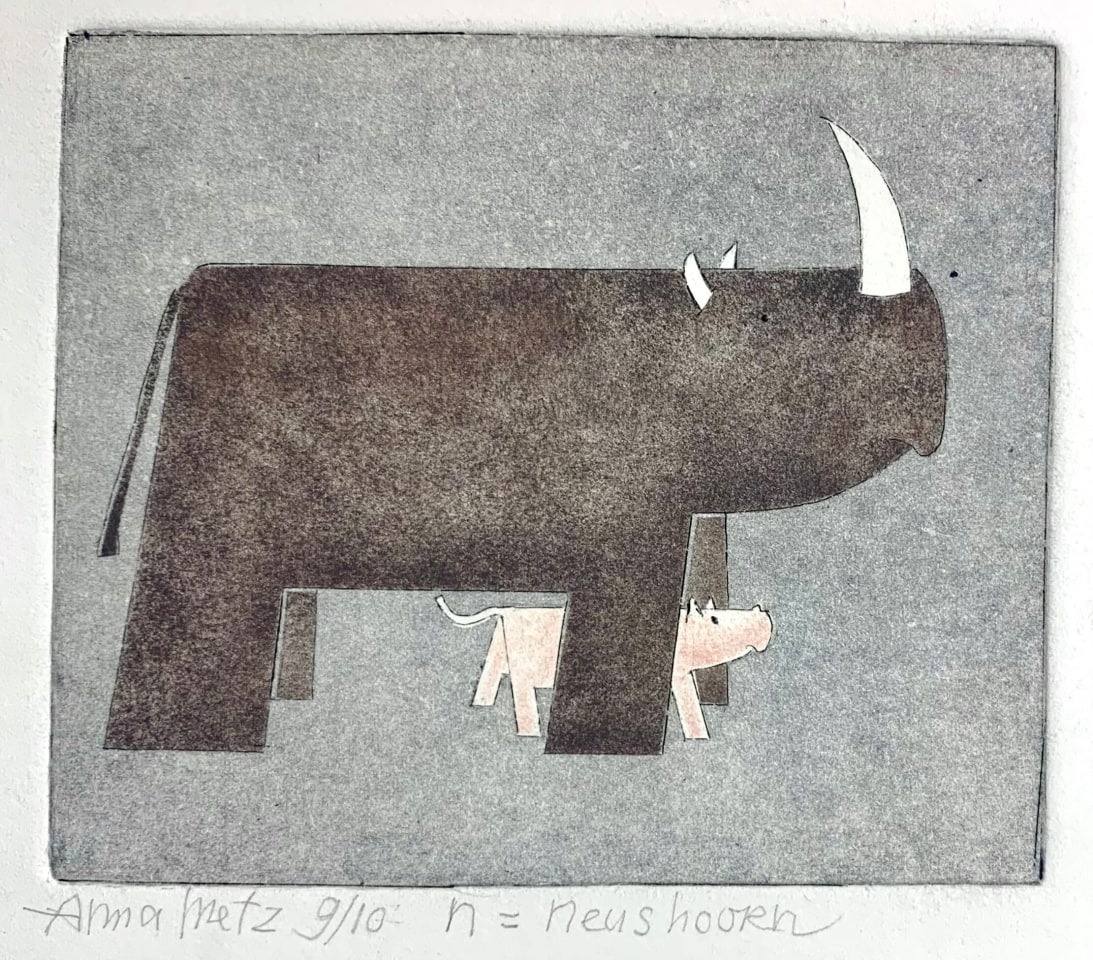 Anna Metz, Série Abécédaire - N comme Neushoorn (Le Rhinocéros)