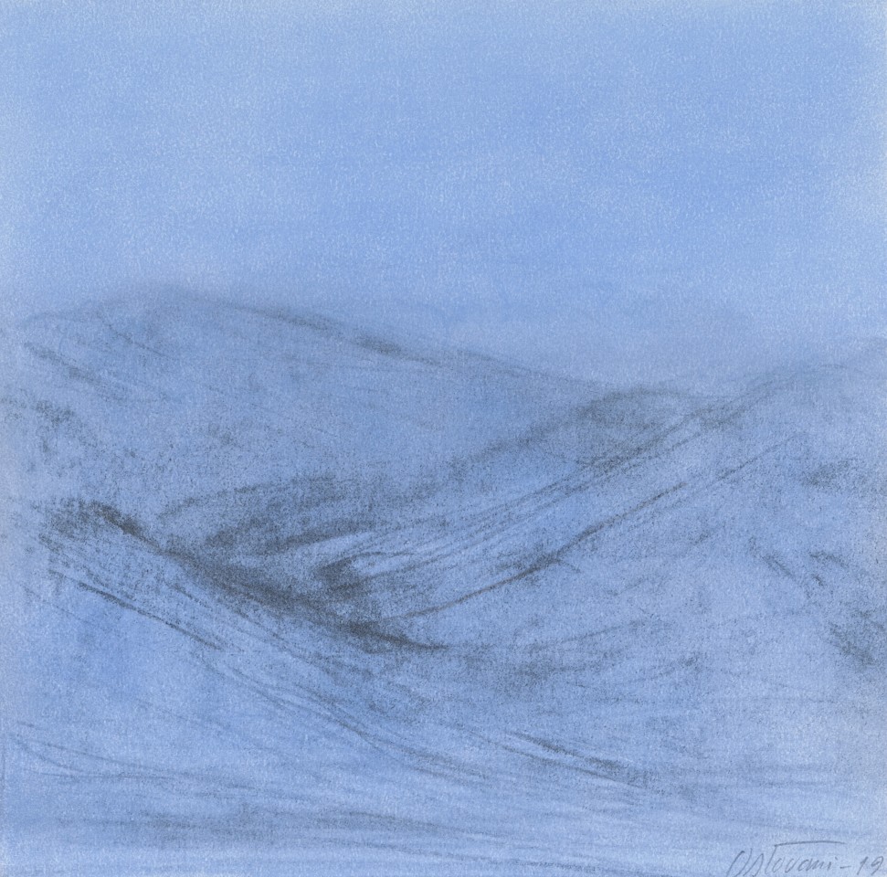 Farhad Ostovani, Montagne en bleu (#4), 2019