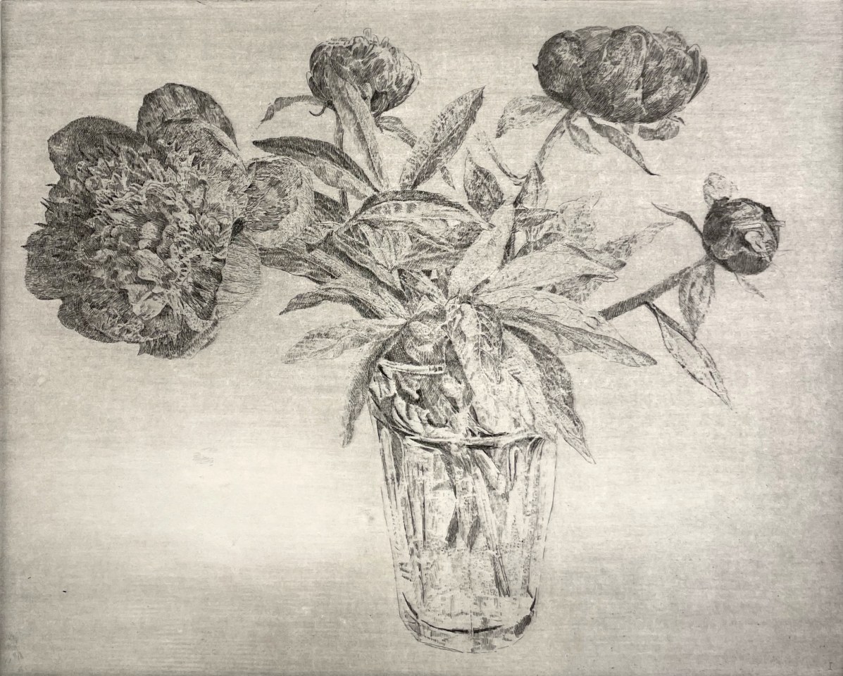 Charles Donker, Pioenrozen (Pivoines), 2022