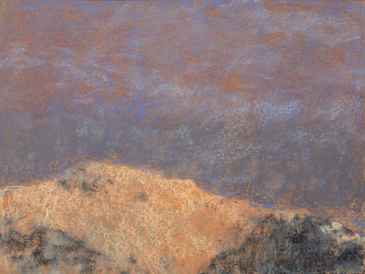 Martin Basdevant, Matin bleu - Aube rouge, 2023