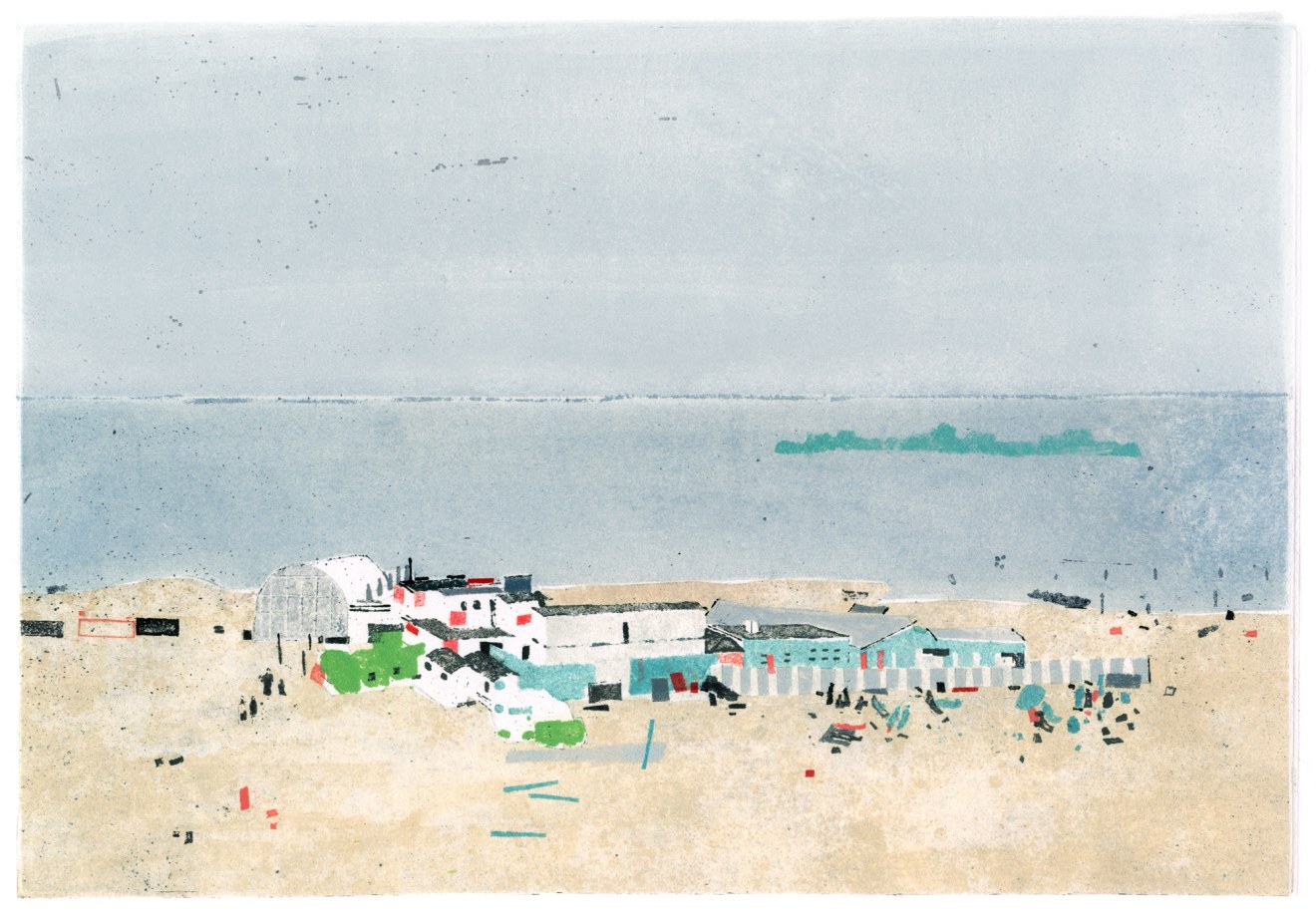 Anna Metz, Strandje Ijburg (Petite plage, Ijburg), 2024