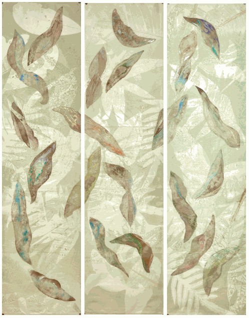 Helena Arellano Mayz, Hojarasca VI - Triptyque, 2025