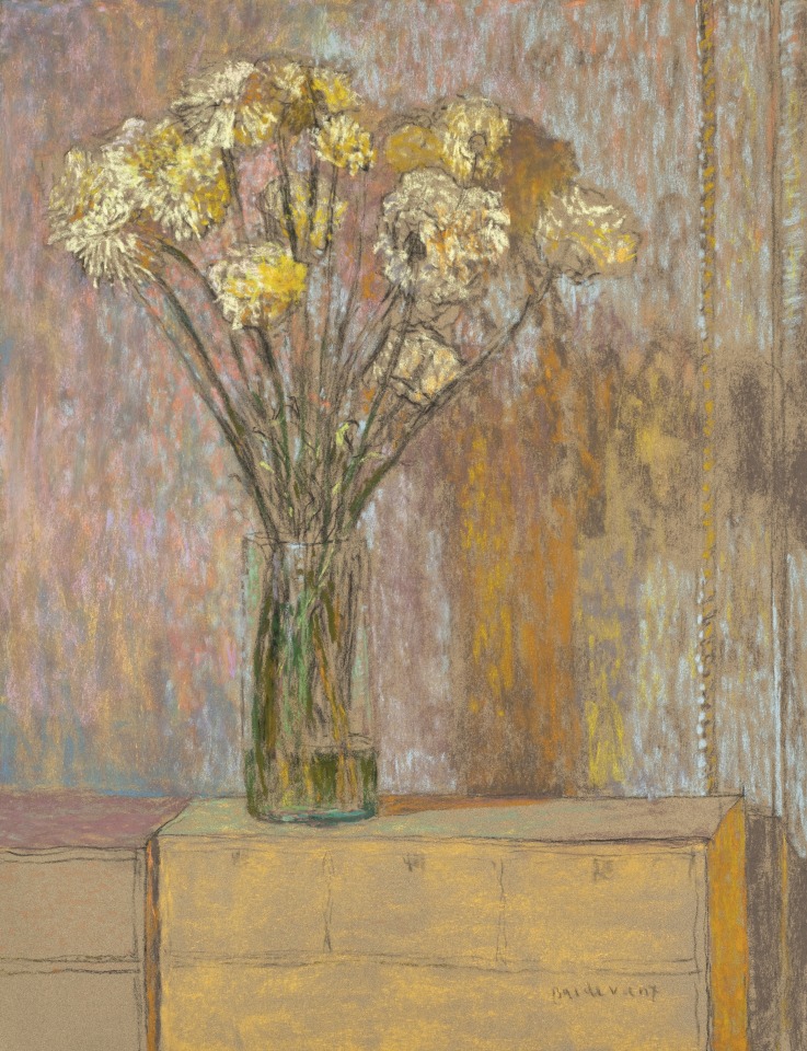 Martin Basdevant, Fleurs dans un vase, 2022