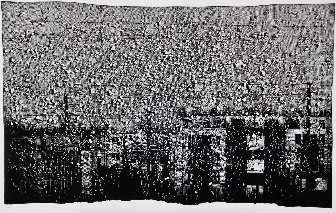 Nicolas Poignon, En face - Les immeubles, 2017