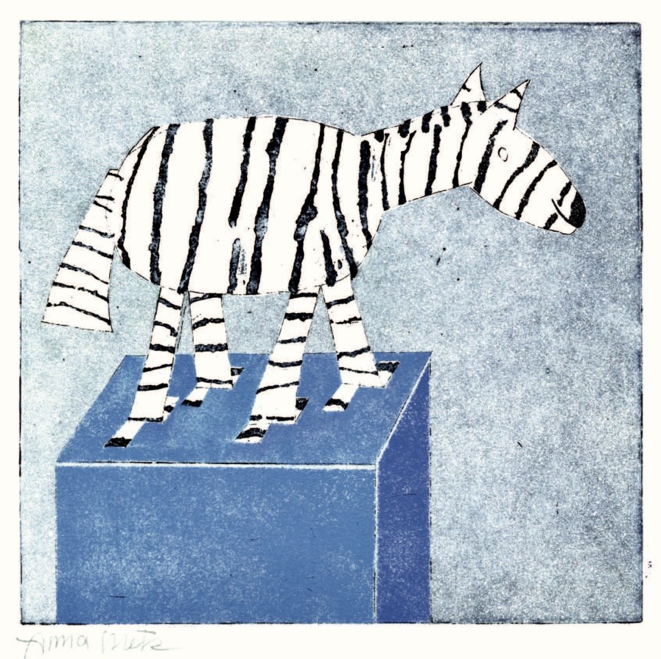 Anna Metz, Série Abécédaire - Zebra (Le Zèbre), 2010
