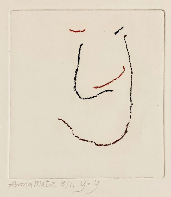 Anna Metz, Série Abécédaire - IJ in handschrift Martijn (IJ dans l'écriture de Martijn), 2019
