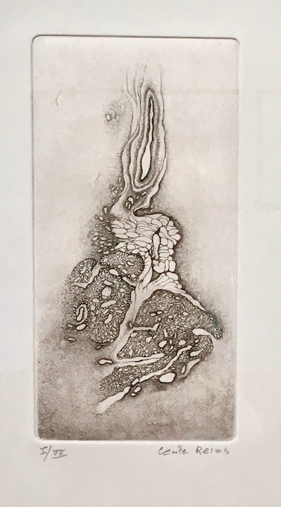Cécile Reims, D'un Lointain passé - Gravure #2, 1990, édition en 2017
