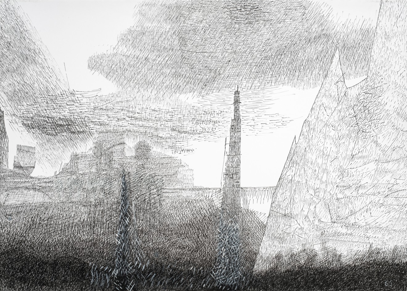 Gustave de Staël, Pluie, 2021