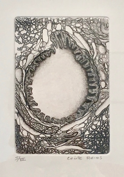 Cécile Reims, D'un Lointain passé - Gravure #3, 1995, édition en 2017
