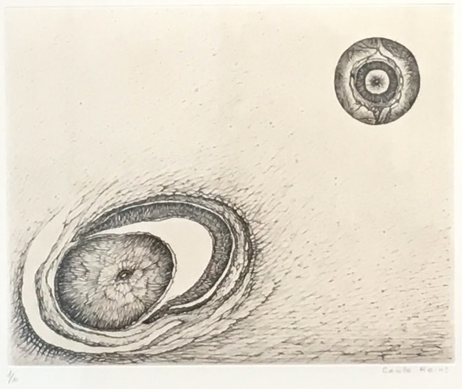 Cécile Reims, Paysages anatomiques - Gravure #19, 1995-2000, édition en 2017