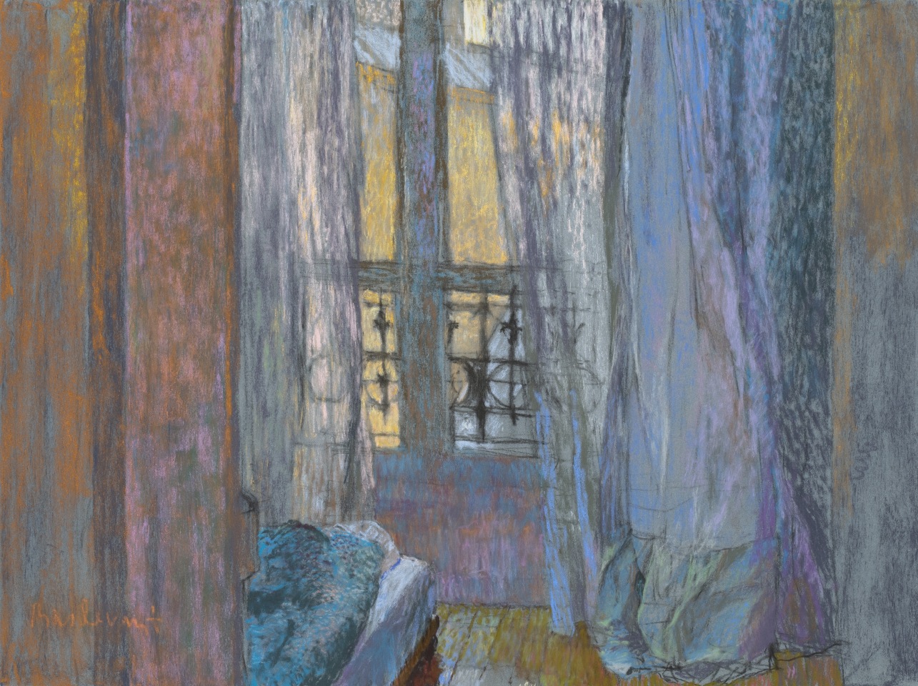 Martin Basdevant, Chambre bleue, La Villette, 2020