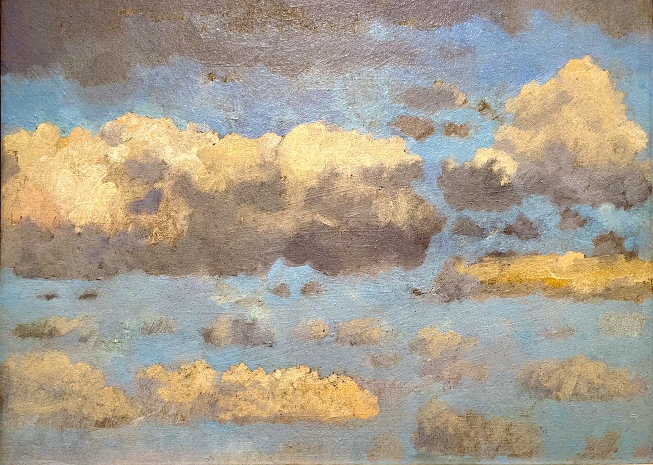 Charles-Élie Delprat, Morbihan, nuages du soir, 2021
