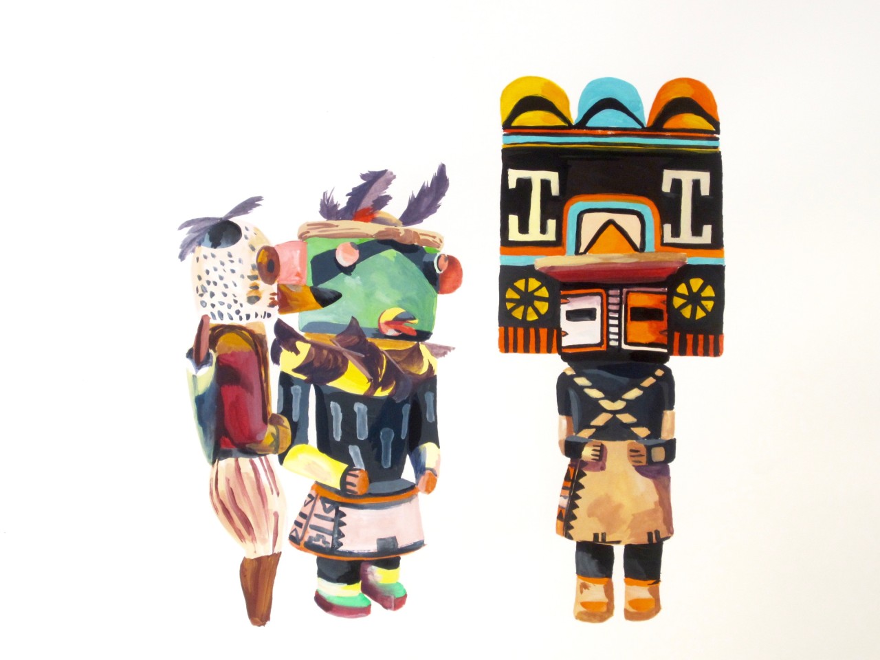 Lucile Piketty, Kachina - Mongwu, Kwahu, 2018