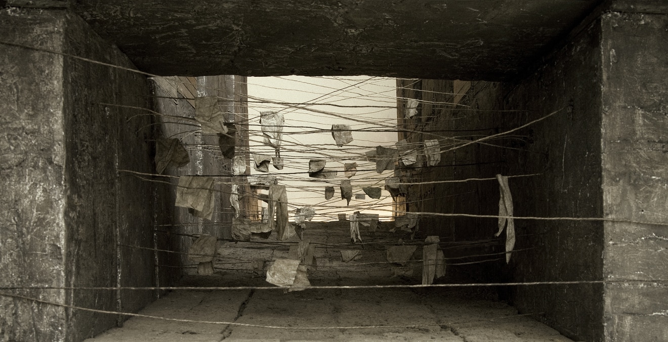 Édith Dufaux, Rue haute au linge presque vide, 2014