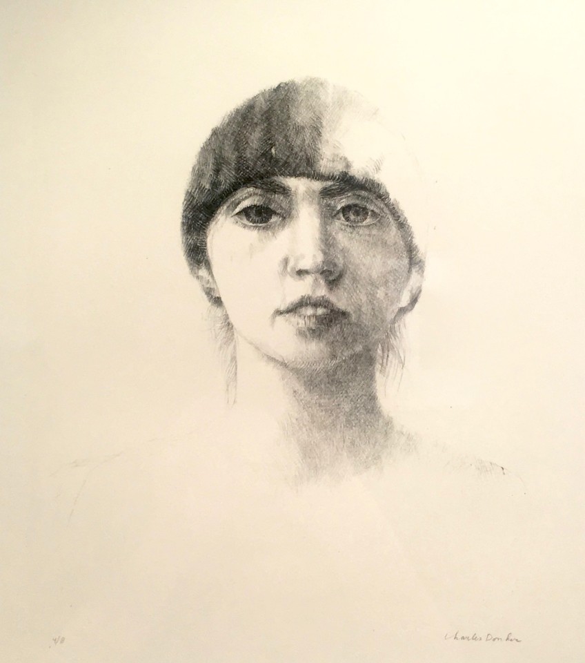 Charles Donker, Portret van de vrouw van de kunstenaar, Niovy Chiotakis (Portrait de la femme de l'artiste, Niovy Chiotakis), 1969