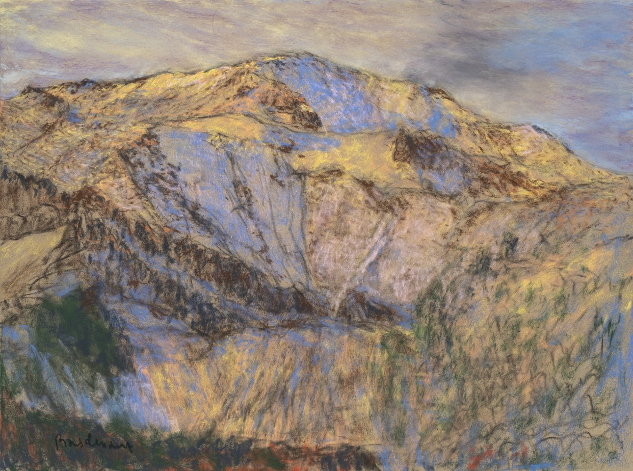 Martin Basdevant, Serre des Vallonnets, matin bleu, 2020