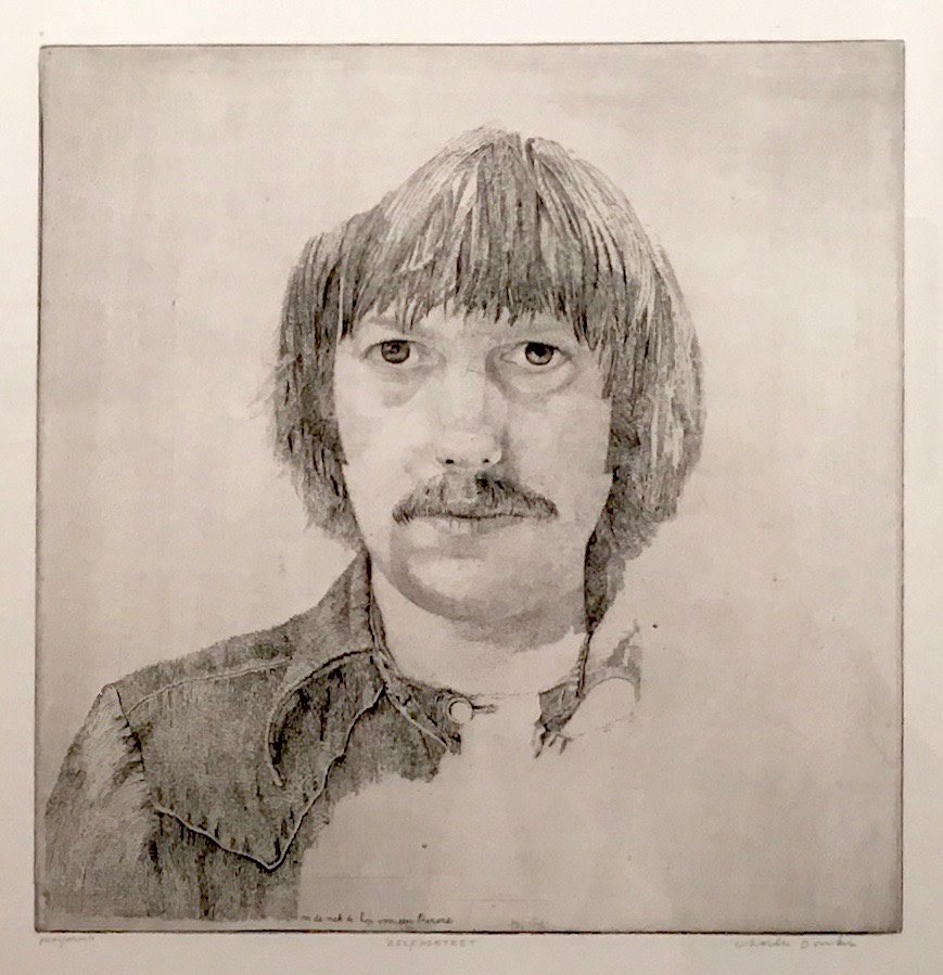 Charles Donker, Zelfportret (Autoportrait), 1976