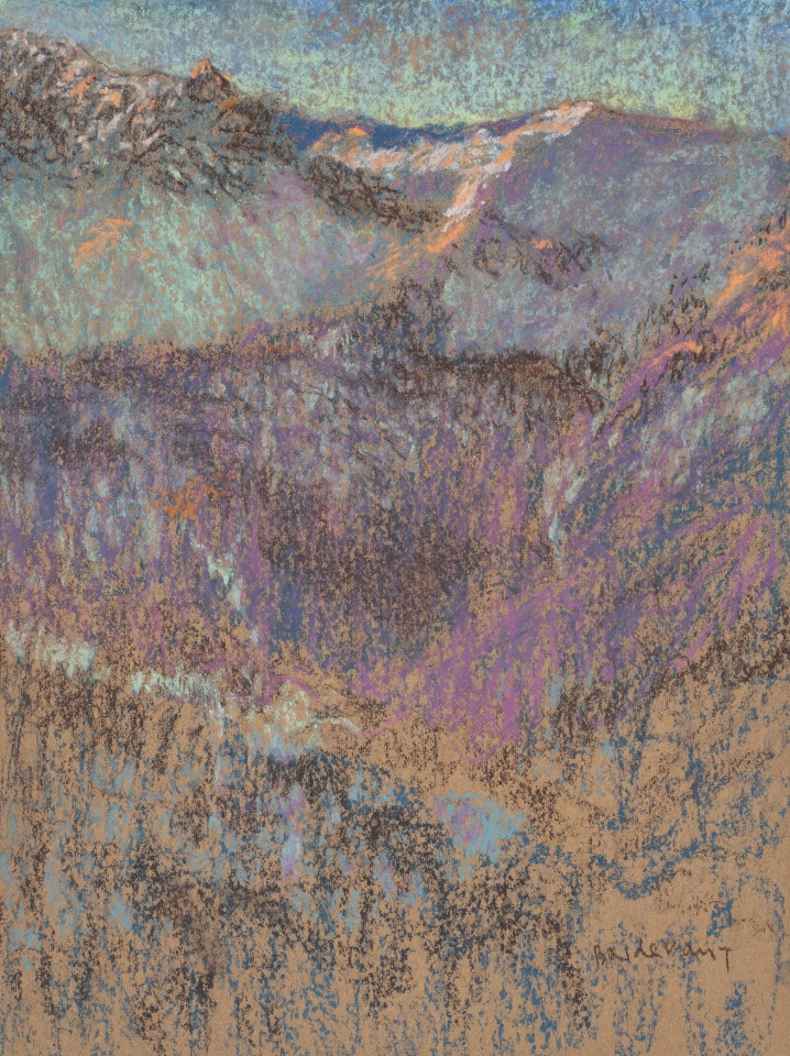 Martin Basdevant, Matin bleu - Neiges vives, 2023