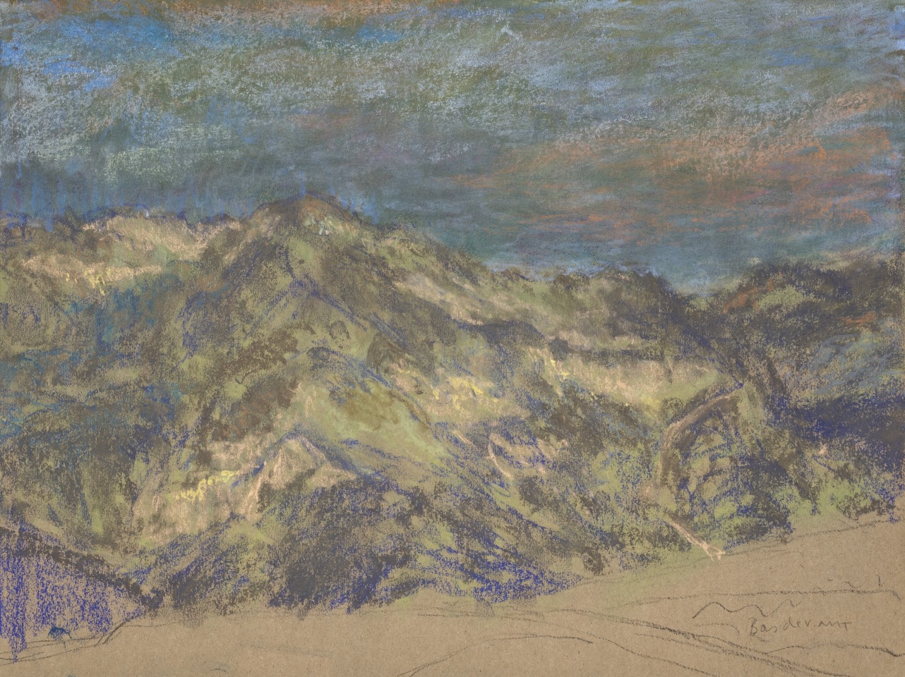 Martin Basdevant, Paysage de montagne, 2023