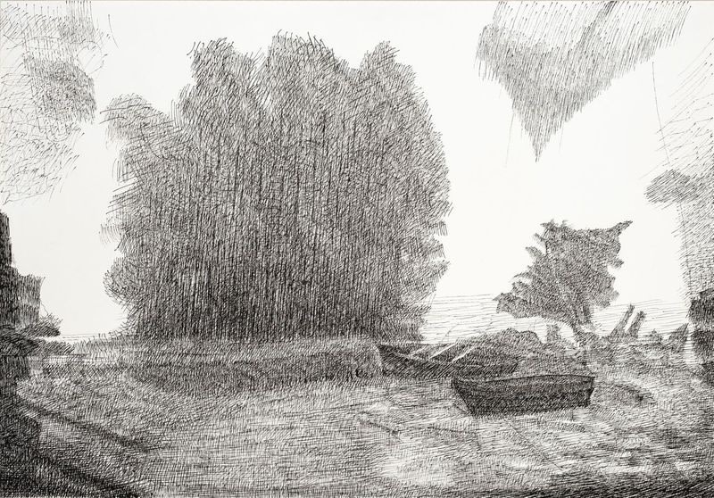 Gustave de Staël, Barques à terre, 2021 - 2023