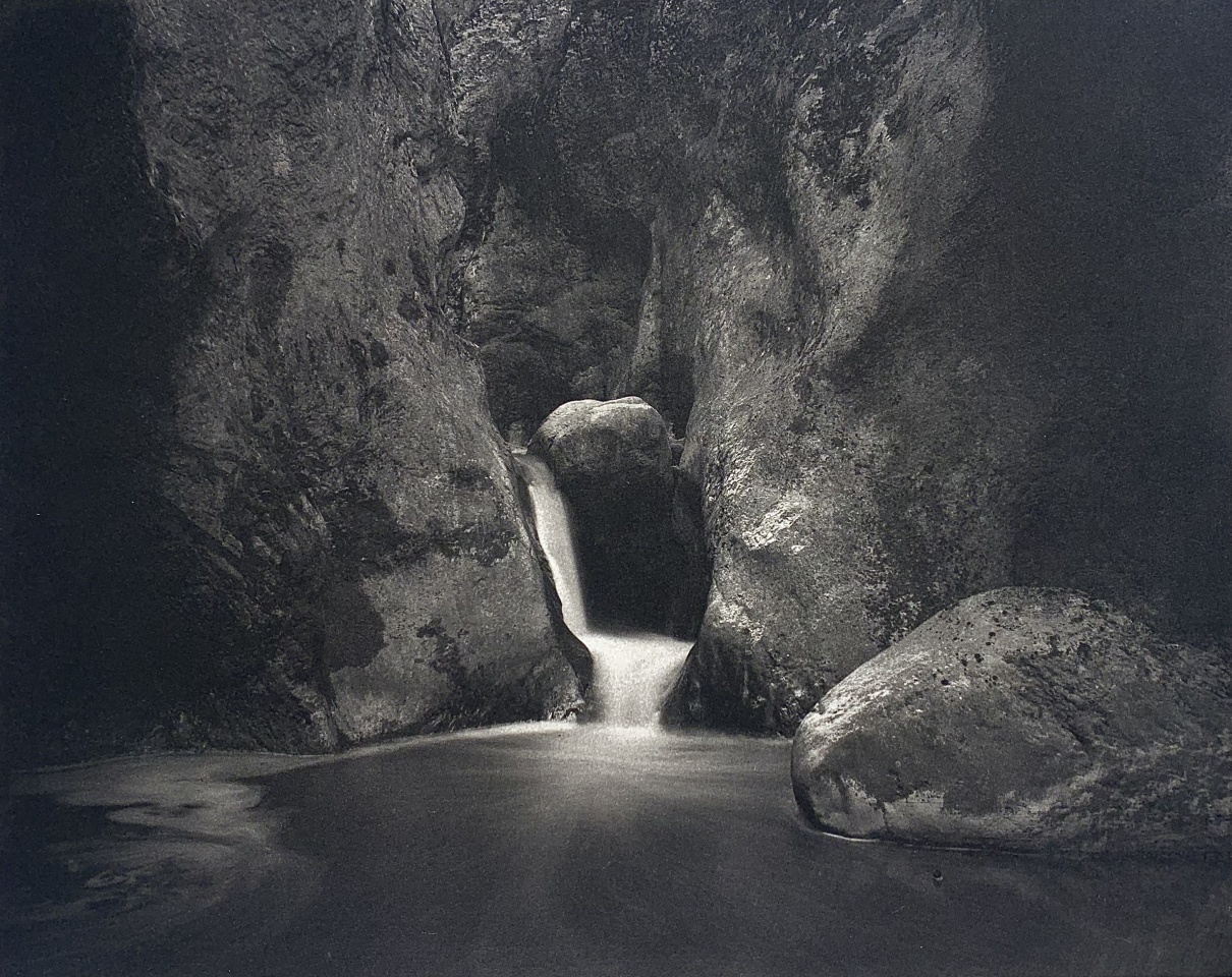 Jon Goodman, Waterfall, Gorge of the Covatannaz, 1981