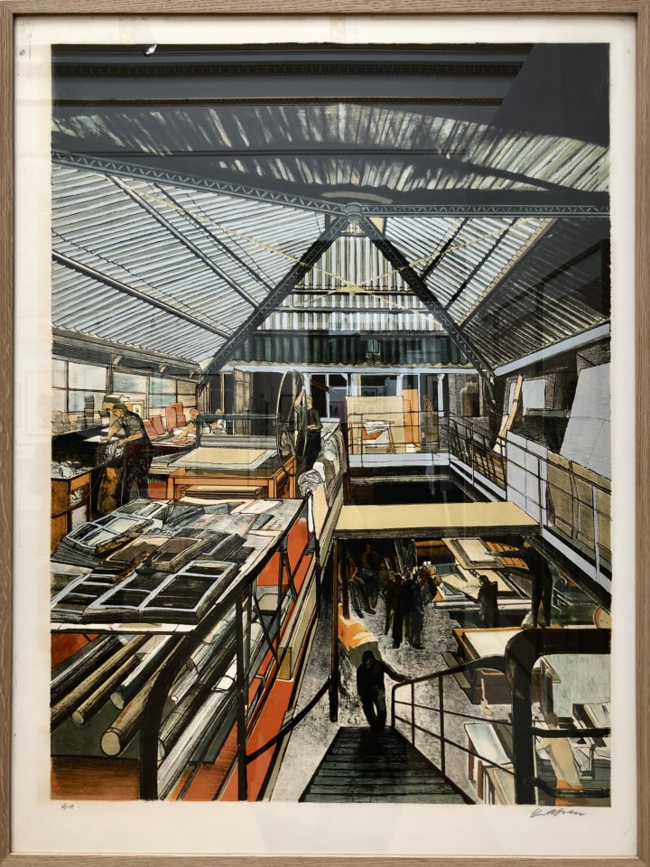 Sam Szafran, Imprimerie Bellini, 1972