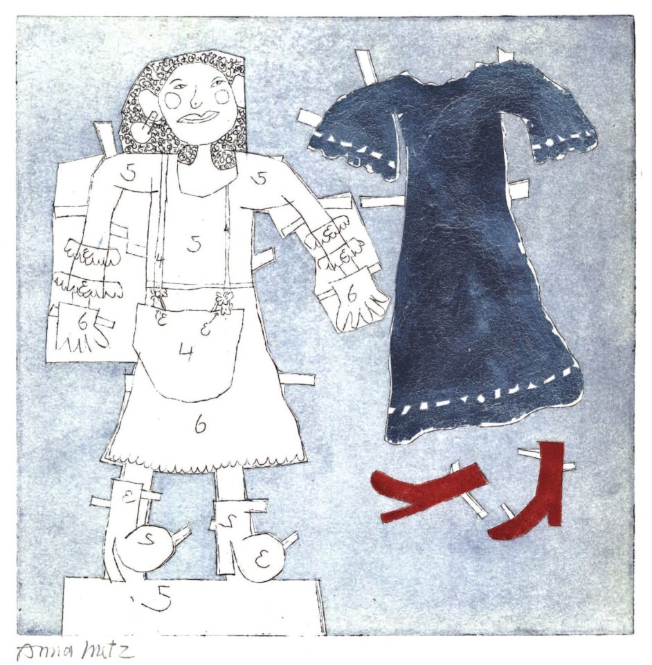 Anna Metz, Série Abécédaire - Aankleedpop (La Poupée à habiller), 2012