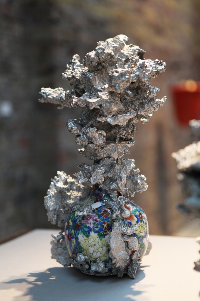 Christian Gonzenbach  Hanabi, 2016  Ceramic, cast aluminum