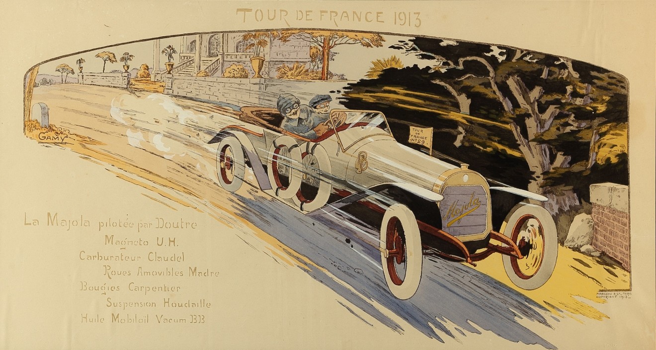 Marguerite Montaut - 'GAMY', LE TOUR DE FRANCE AUTOMOBILE, 1913
