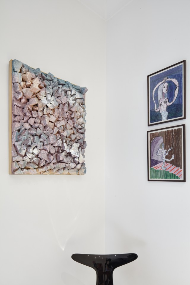 Adham Faramawy (left) and Nel Aerts (drawings on right)