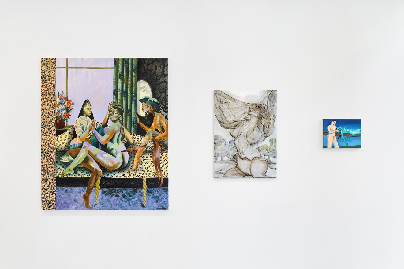From left: Jessie Makinson (painting); Hannah Murgatroyd (painting); Sara Anstis (painting)