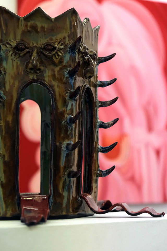 Becky Tucker (detail in foreground) and Emily Platzer (detail in background)