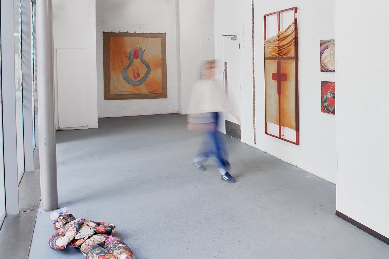 Maria Konder (on floor), Chantall Powell, KV Duong and Alicia Reyes-McNamara