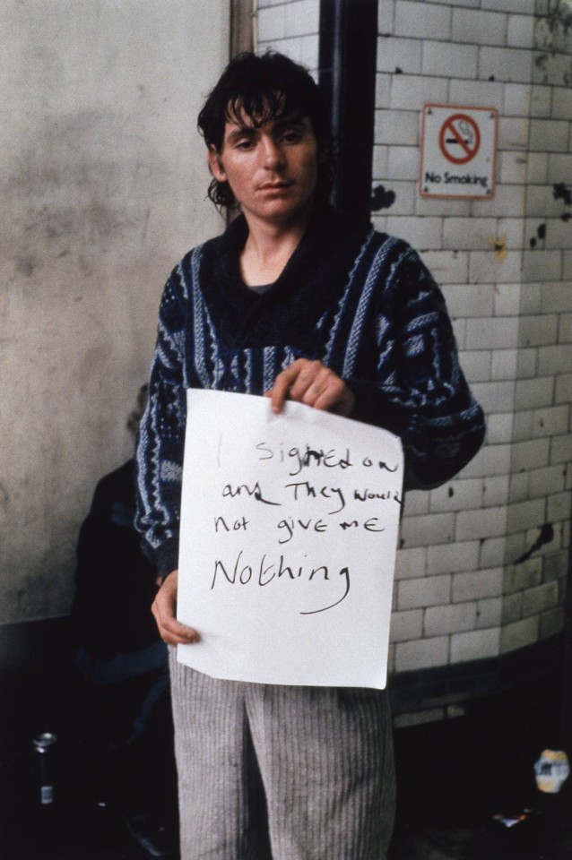 Gillian Wearing, I signed on and they would not give me nothing., 1992-3