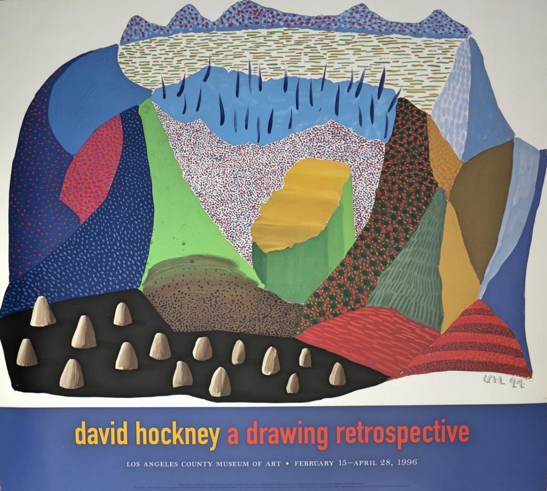 David Hockney, David Hockney A Drawing Retrospective, 1996