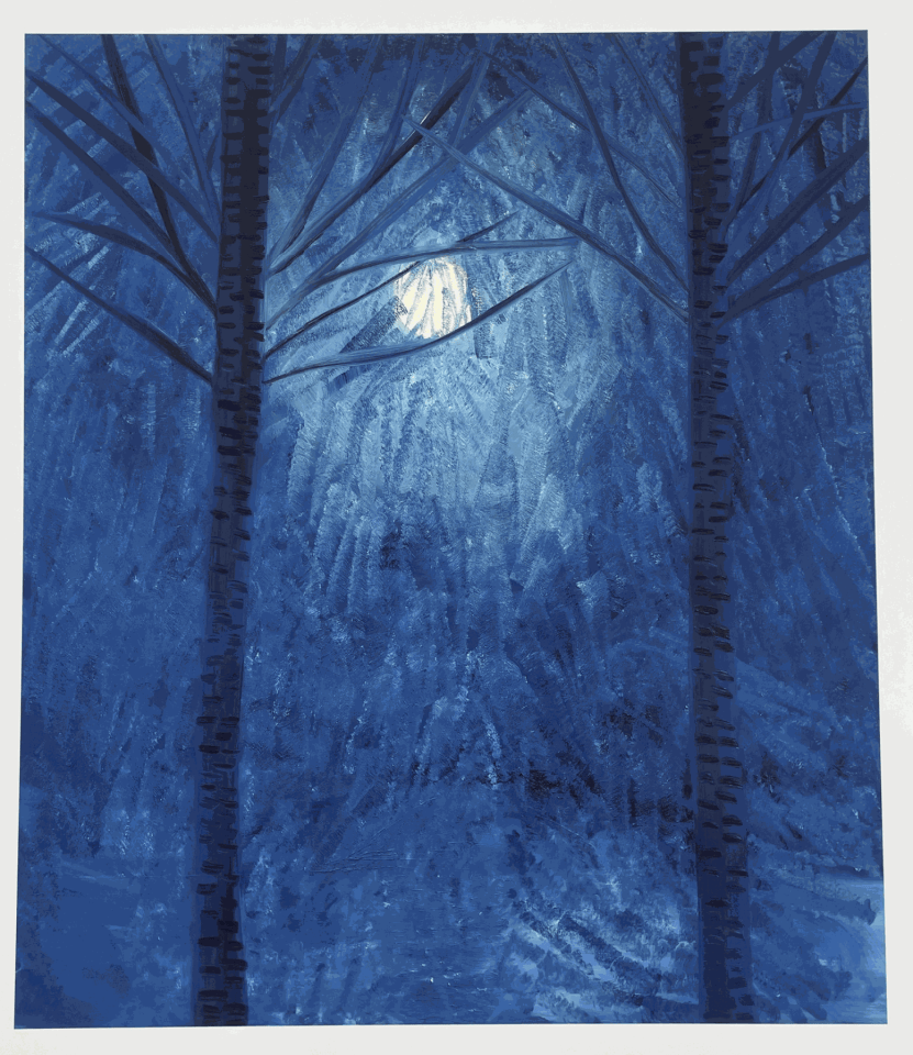 Matthew Wong, Look the Moon, 2019, 2021