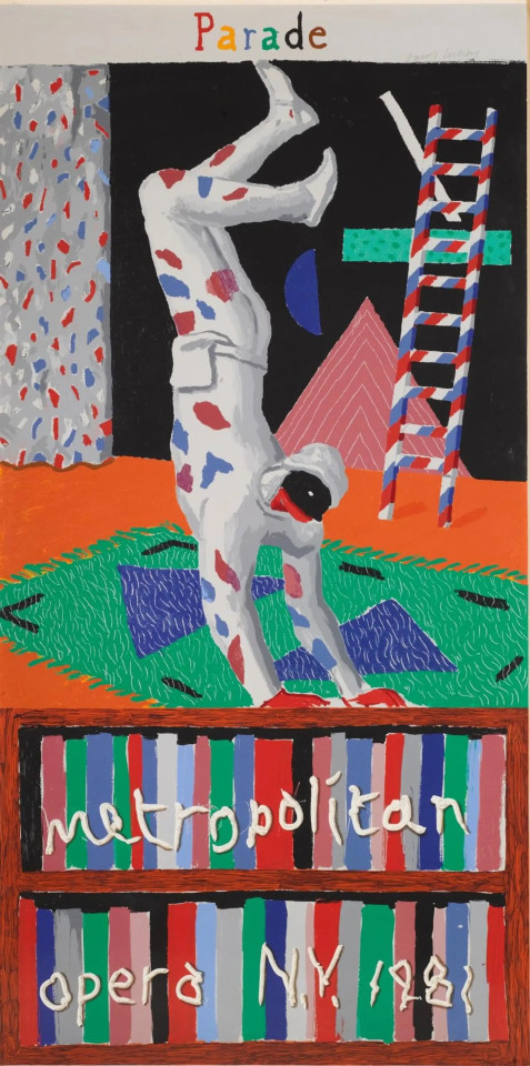 David Hockney , Parade, 1981